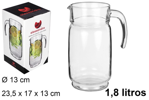 [108128] Pichet en verre 1,8 l.