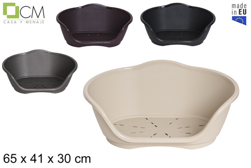 [103001] Berceau pour animaux de compagnie couleurs assorties 65x41 cm