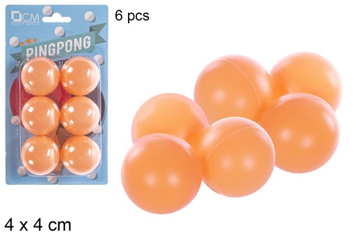 [108306] Pack 6 balles de ping-pong