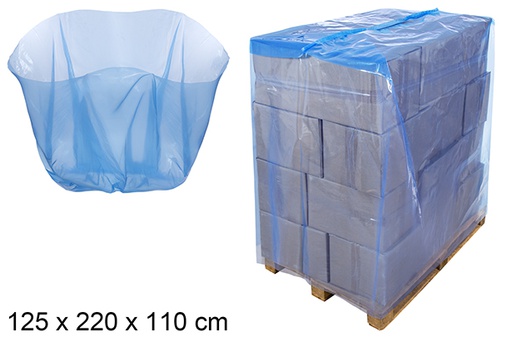 [110369] Coperture in plastica per pallet 125x220 cm