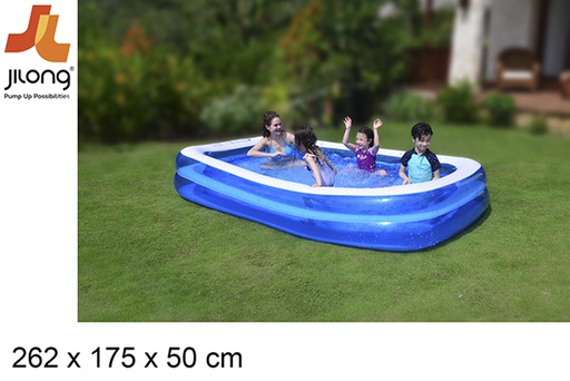 [200129] Piscina hinchable rectangular 262x175 cm