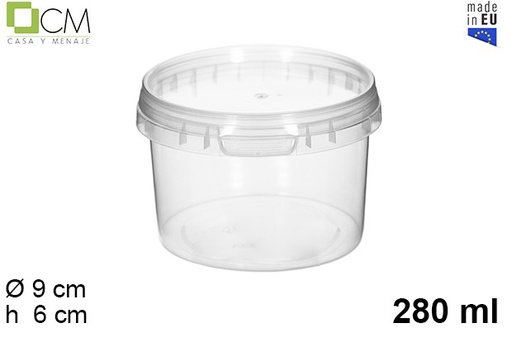 [110463] Multipurpose plastic container 280 ml