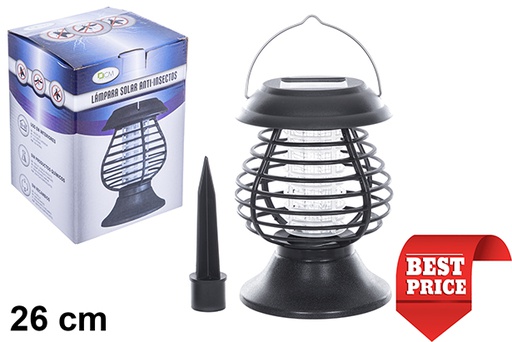 [110410] Lampe solaire anti-insectes 26 cm