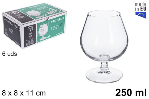 [204842] Coupe en verre à cognac 250 ml