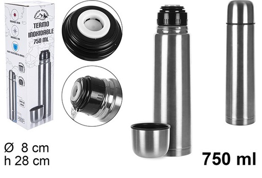 [108724] Stainless steel thermos 750 ml