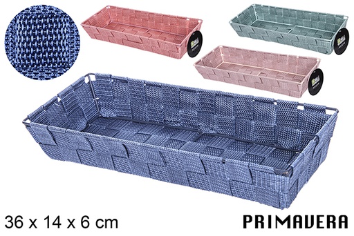 [109040] Cestino in nylon colore Primavera 36x14x6 cm