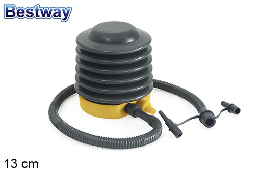 [204976] Foot inflator with adapters for different valves 13 cm