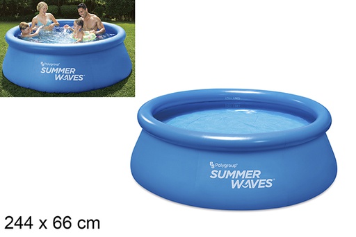 [205052] Piscine gonflable bleue 244x66 cm