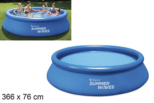 [205054] Piscina hinchable azul 366 cm