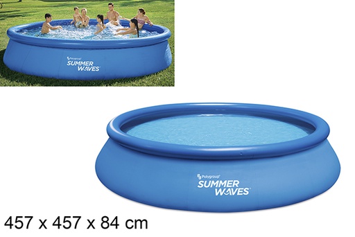 [205083] Piscina hinchable anillo familiar 457 cm