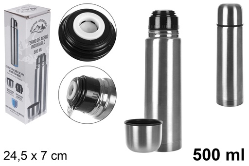 [108723] Stainless steel thermos 500 ml