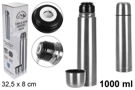 [108725] Stainless steel thermos 1.000 ml