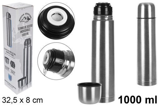 [108725] Stainless steel thermos 1000 ml
