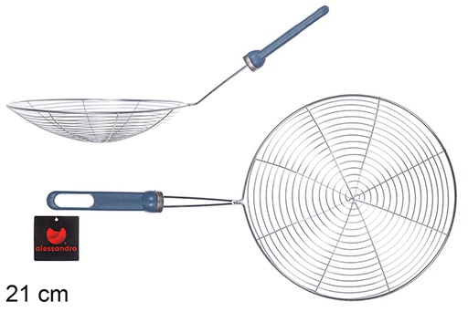 [110390] Stainless steel skimmer 21 cm