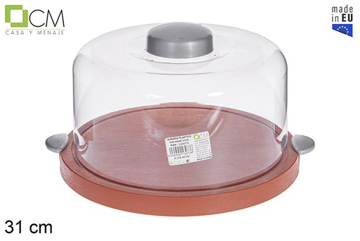 [103073] Quesera plástico con asas 31 cm