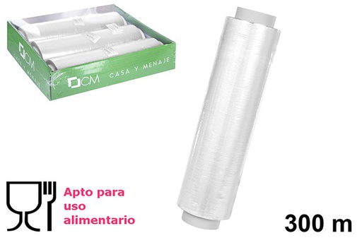 [110710] Filme extensível transparente para alimentos 300 metros