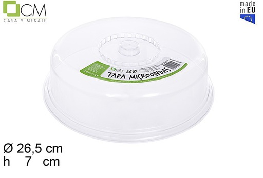 [103026] Plastic lid for microwave 26 cm