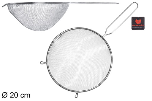 [110493] Metal strainer 20 cm