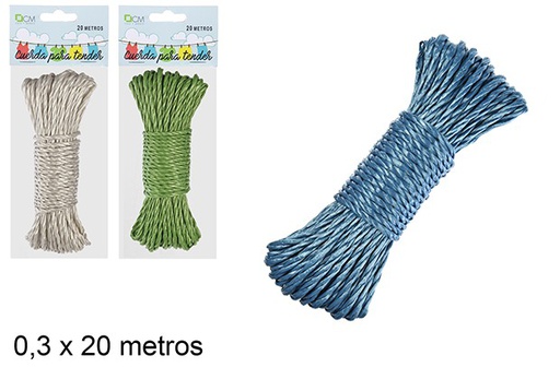 [110392] Corde à linge 20 m.