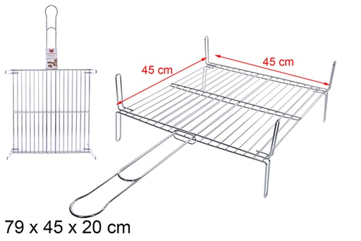[110543] Grelha metálica 45x45 cm