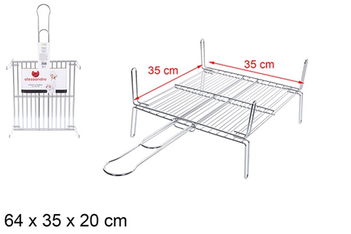 [110541] Metal grill 35x35 cm