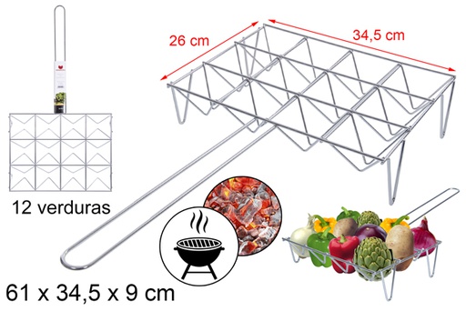 [110547] Parrilla 12 verduras 26x34,5 cm