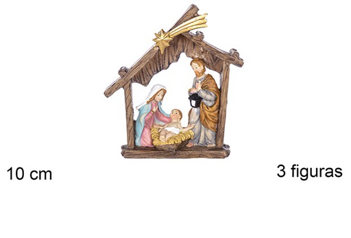 [110714] Nativity Portal 3 figures 10 cm