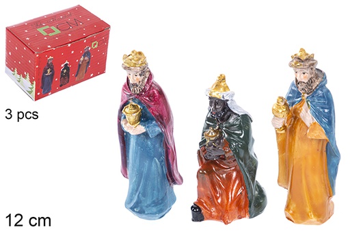 [110947] Pack 3 Wise Men resin 12 cm