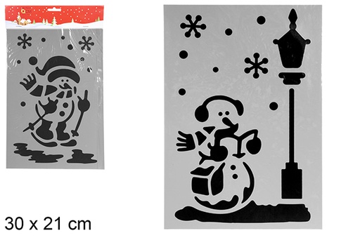 [111261] Christmas stencil 2 models 30x21 cm 