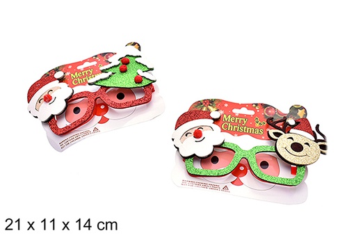 [205410] Santa Claus Christmas glasses