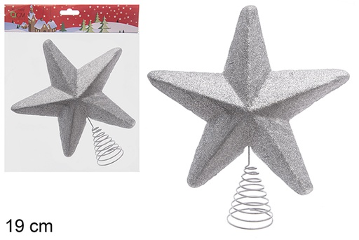 [205480] Silver tree star tip 19 cm