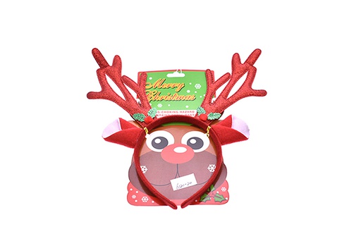 [205695] Tiara de Natal de rena vermelha