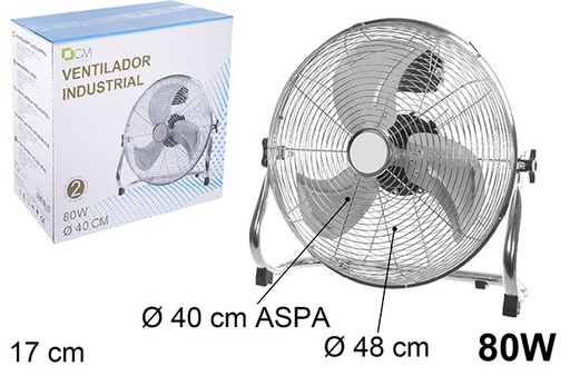 [110638] Industrial floor fan 80 W 40 cm