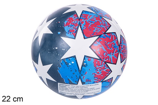[110862] Balón hinchado plástico estrellas 22 cm