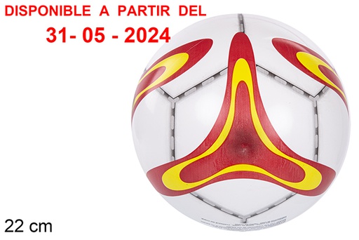[110863] Balón hinchado plástico España 22 cm
