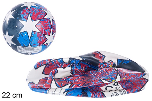 [110879] Bola de plástico decorada com estrelas, 22 cm