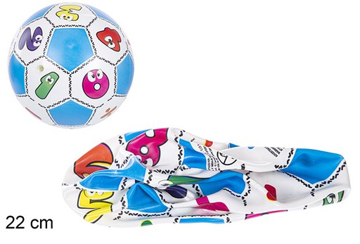 [110884] Pallina di plastica decorata con numeri 22 cm