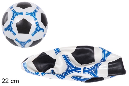 [110888] Pentagonal decorated plastic ball 22 cm