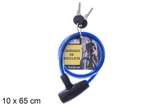 [110729] Candado bicicleta 10x65 cm