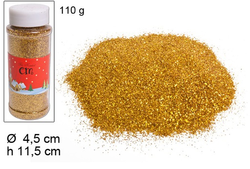 [047084] Gold glitter jar 110 gr.