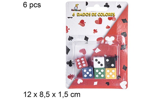 [110701] Pack 6 colored dice