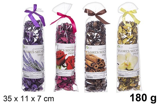 [110558] Potpourri dried flowers assorted fragrances 180 gr.