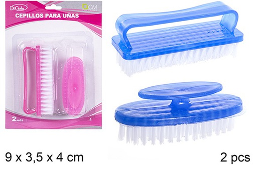 [110585] Pack 2 cepillos uñas