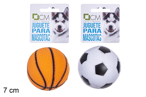 [110902] Bola de som de futebol/basquete cachorro 