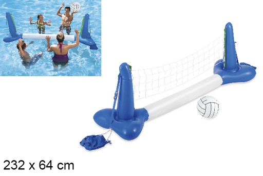 [206142] But de volley-ball piscine gonflable 232x64 cm
