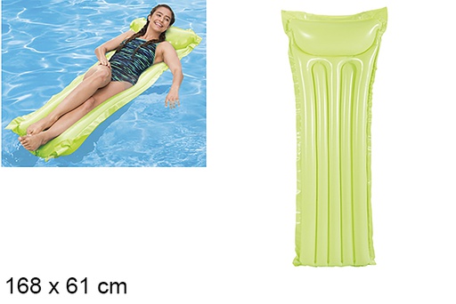 [206156] Green inflatable mattress 168x61 cm