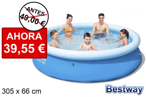 [206172] Piscina circolare gonfiabile ad anello 305x66 cm