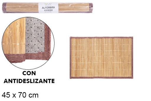 [111674] Natural bamboo rug 45x70 cm