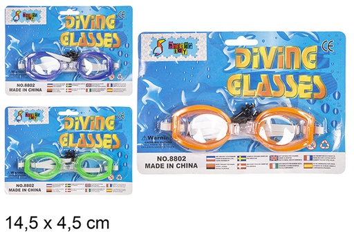 [112181] Lunettes de natation sous blister