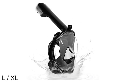 [112184] Black snorkel mask L/XL